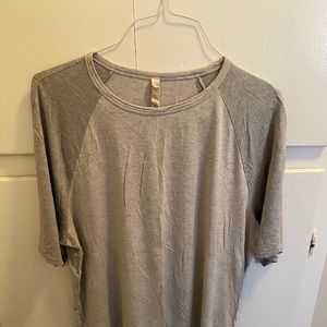 Grey lululemon xl t shirt
